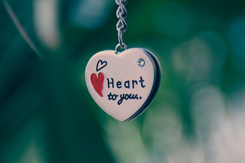 Heart-shaped Keychain