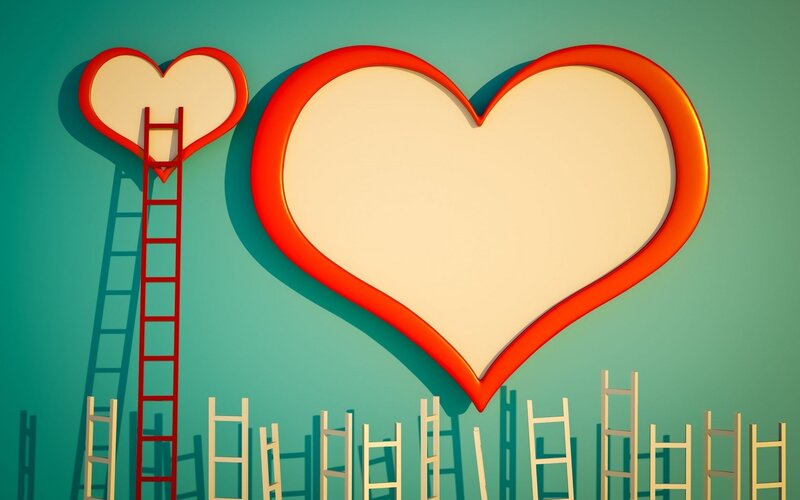 Heart-shaped Ladders