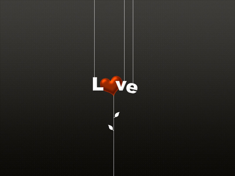 Heart-shaped Lettering