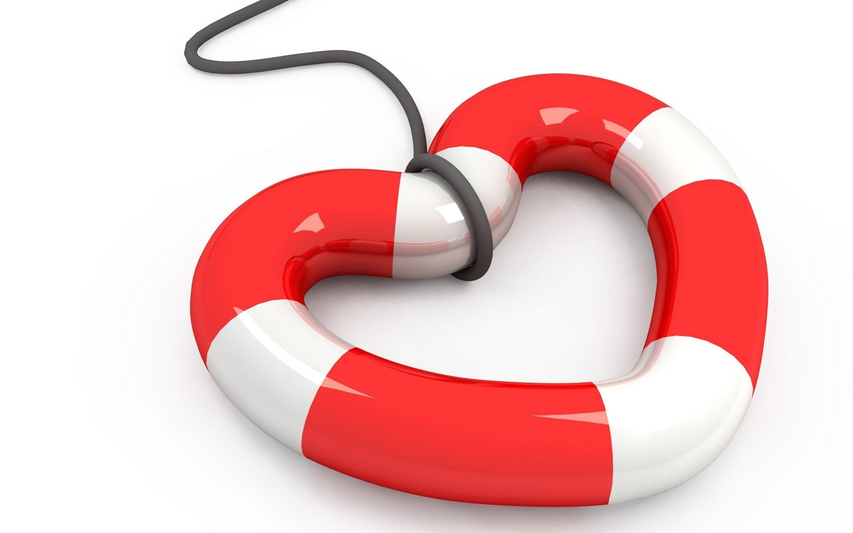heart-shaped life preserver