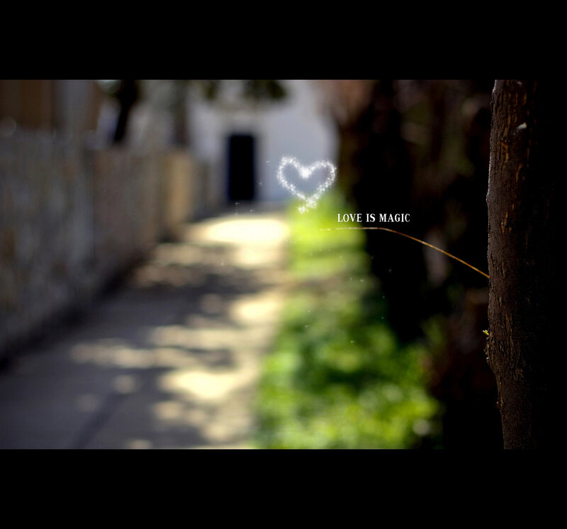 Heart-shaped Light in Alley