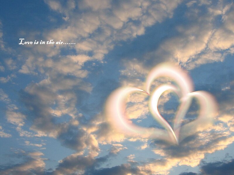 Heart-shaped Light in Sky
