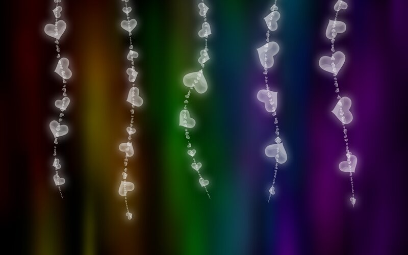 Heart-shaped Lights Hanging