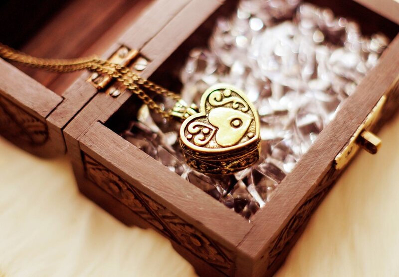 Heart-shaped Locket in Box