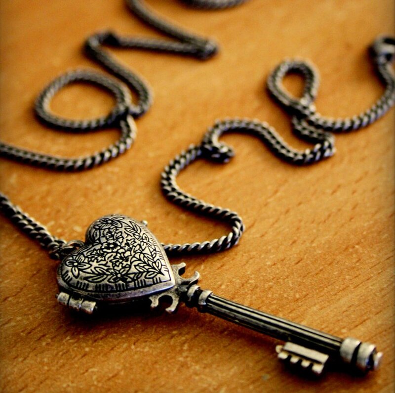 Heart-shaped Locket Key