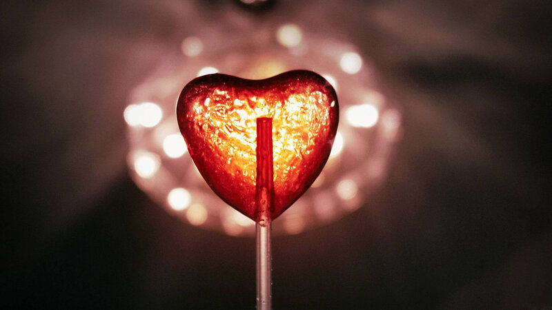 Heart-shaped Lollipop
