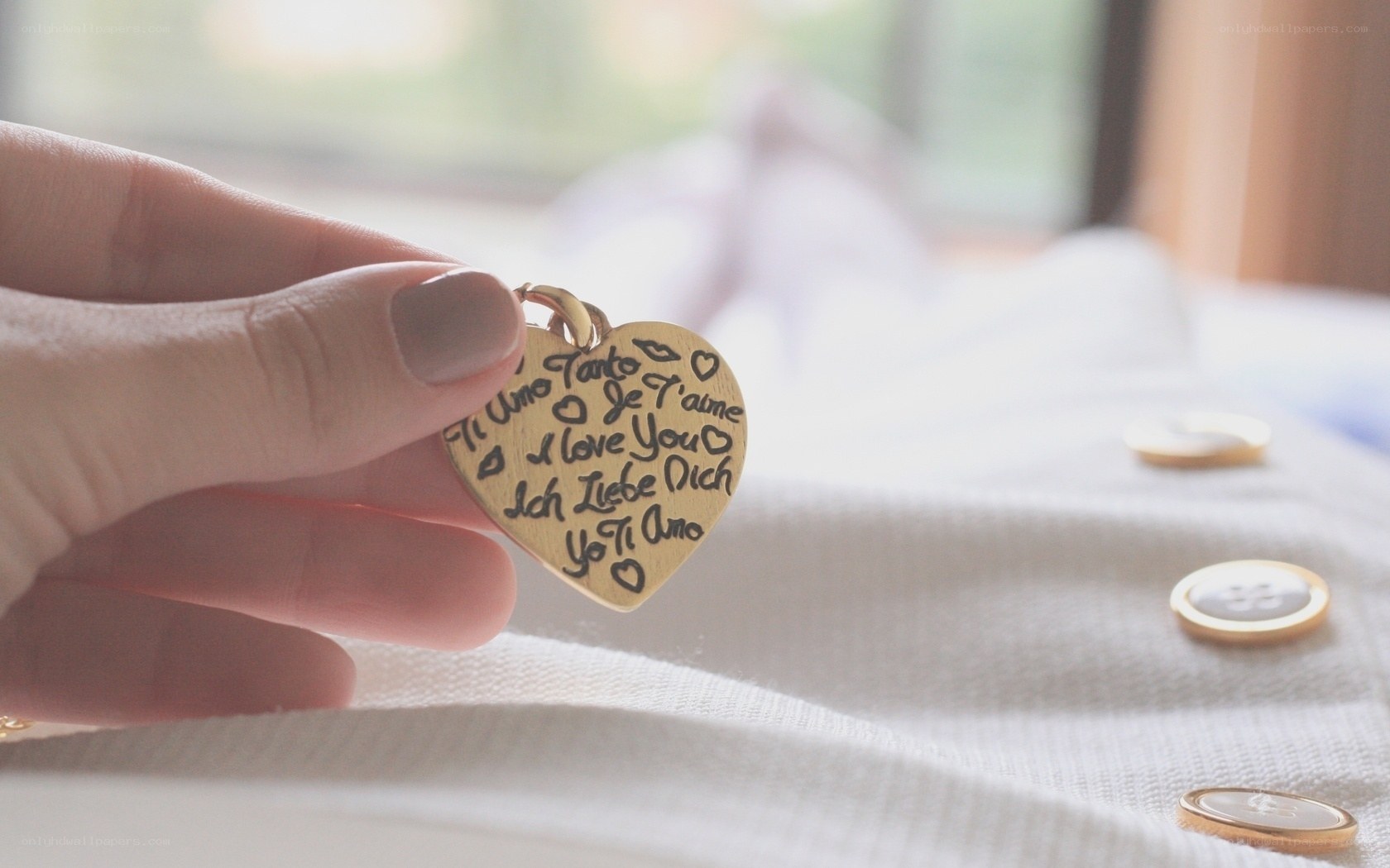 heart-shaped love charm