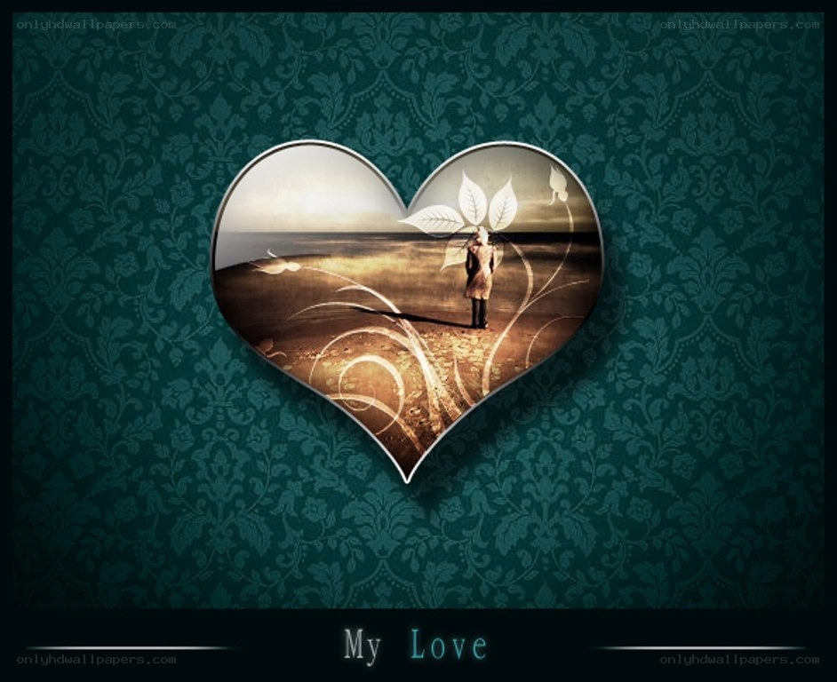 heart-shaped love scene