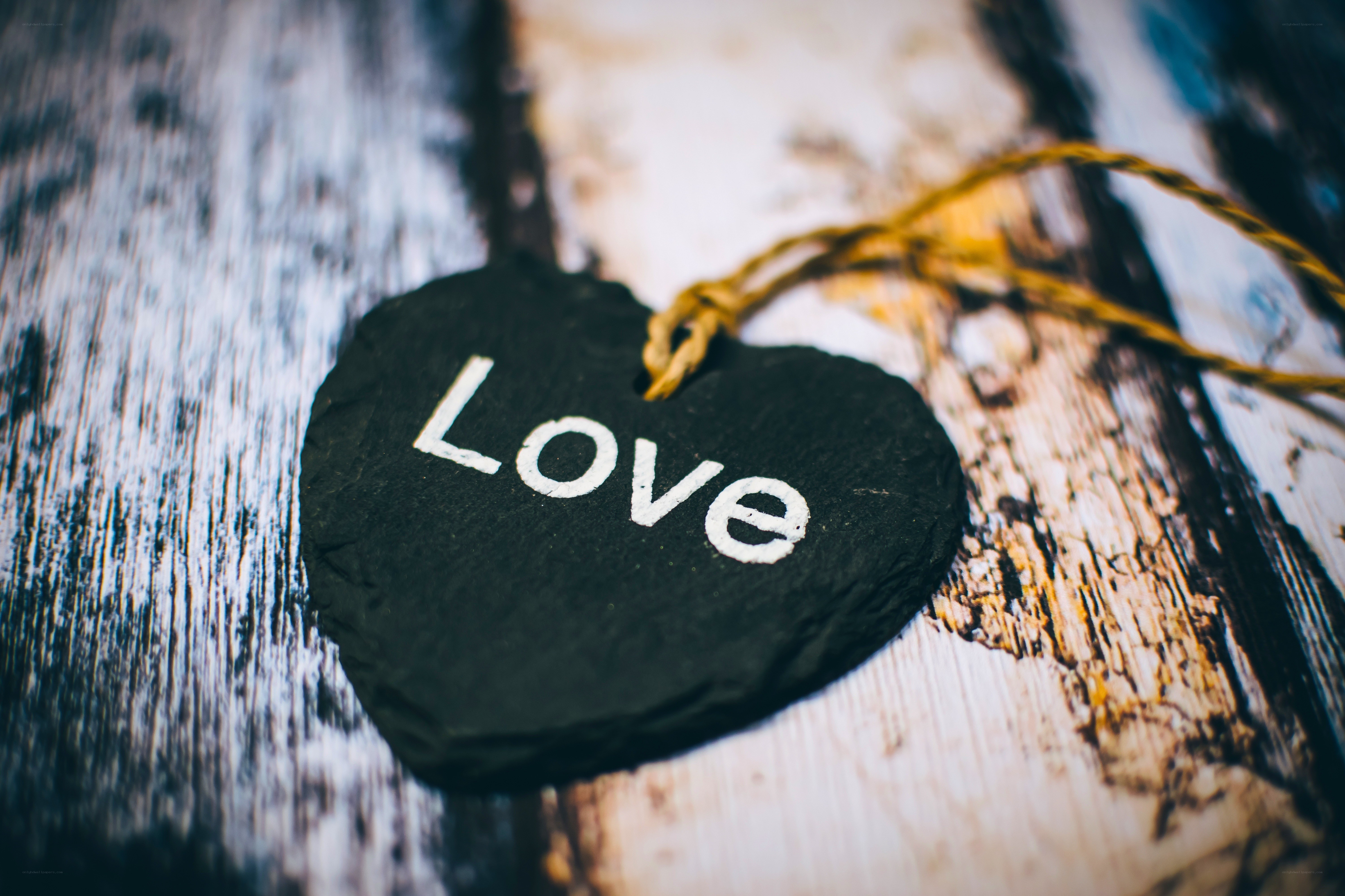 heart-shaped love tag