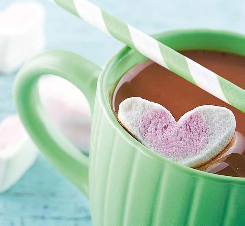 Heart-shaped Marshmallow — Green