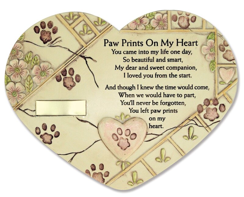 Heart-shaped Memorial Plaque