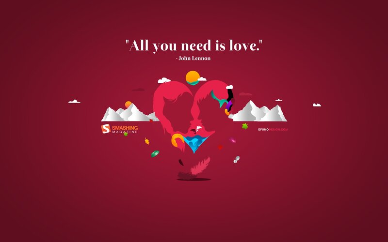 Heart-shaped Mountains