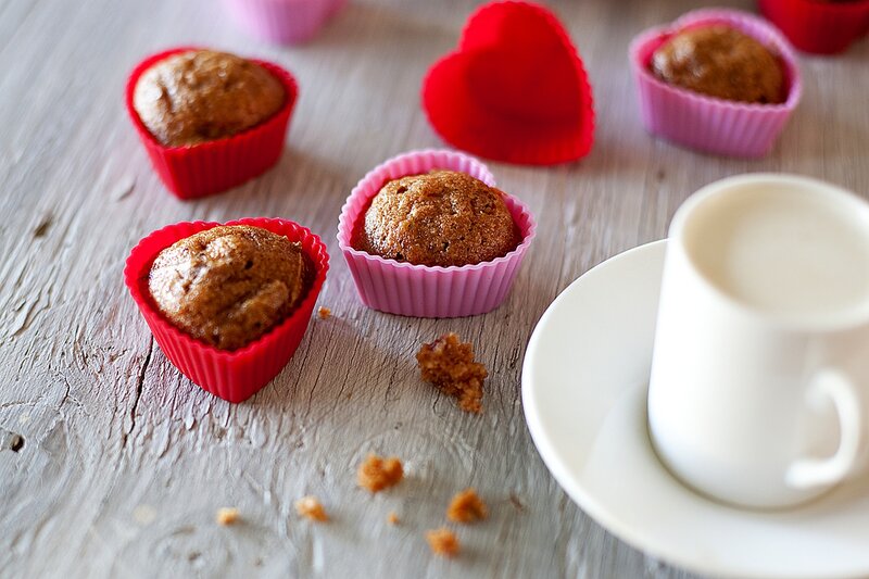 Heart-shaped Muffins