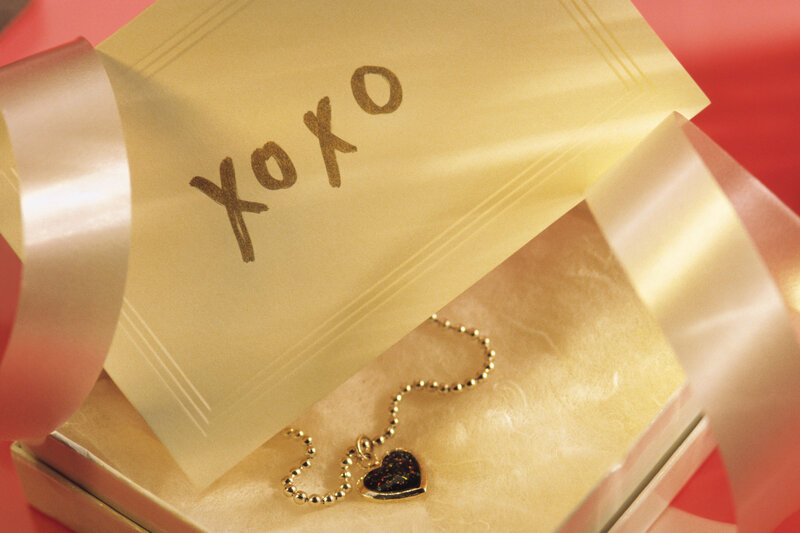 Heart-shaped Necklace in Box