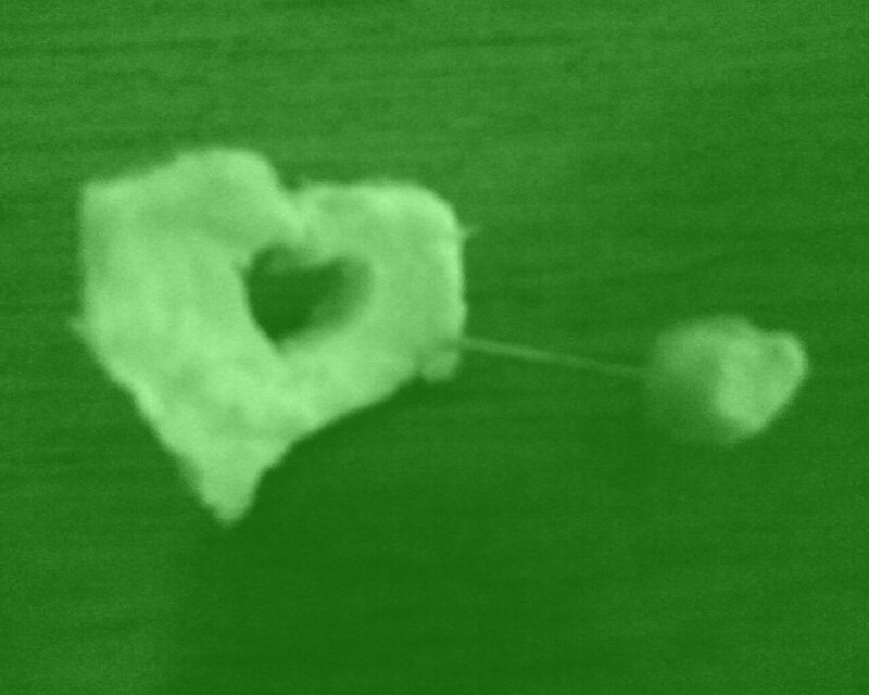 Heart-shaped Object — Green