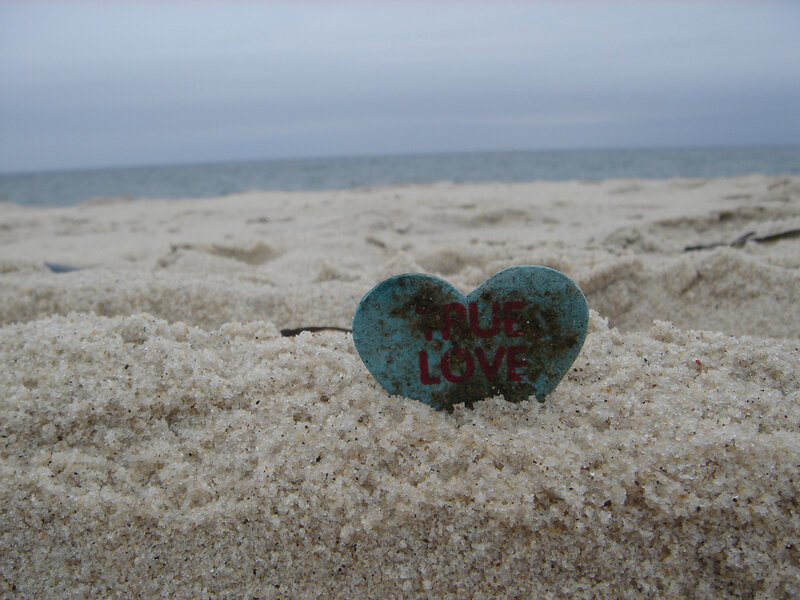 Heart-shaped Object in Sand