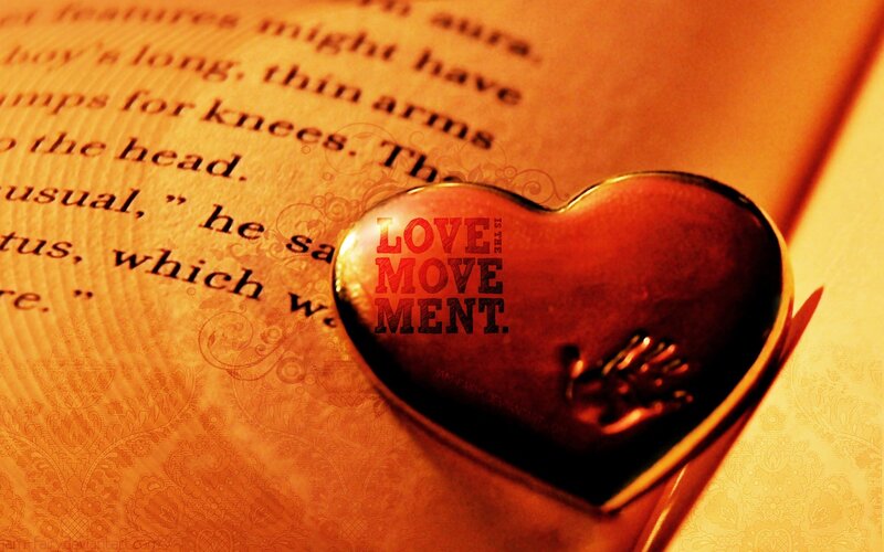 Heart-shaped Object on Book — Orange