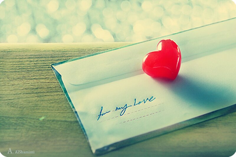Heart-shaped Object on Envelope