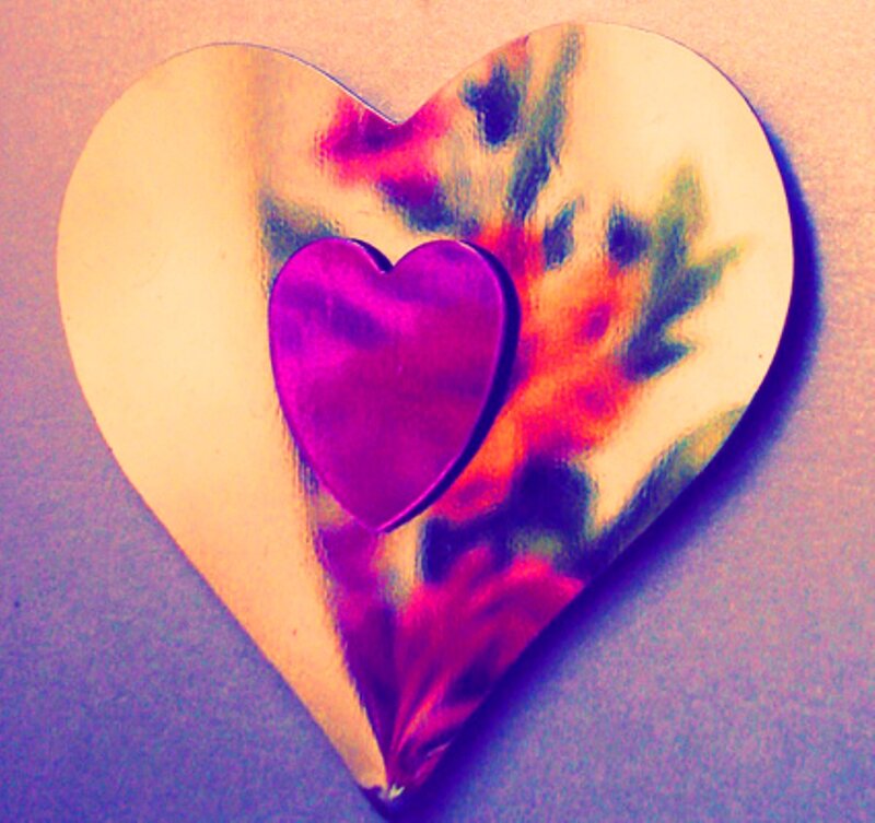 Heart-shaped Object — Purple, Romantic