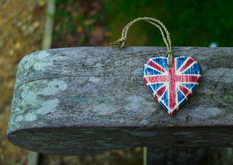 Heart-shaped Ornament — Blue, Serene