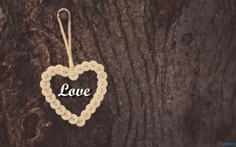 Heart-shaped Ornament — Brown
