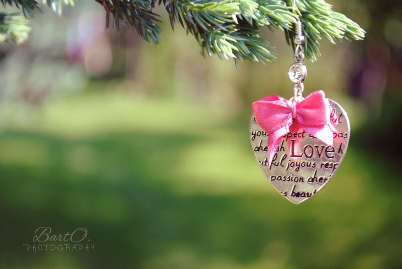 Heart-shaped Ornament — Green, Serene