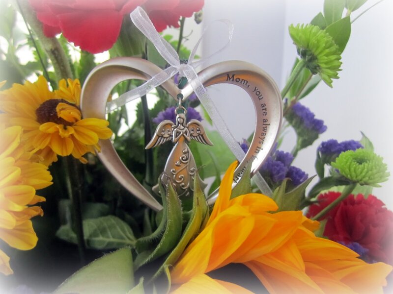 Heart-shaped Ornament in Flowers