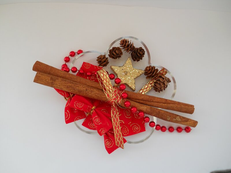 Heart-shaped Ornament — Red, Festive, Winter