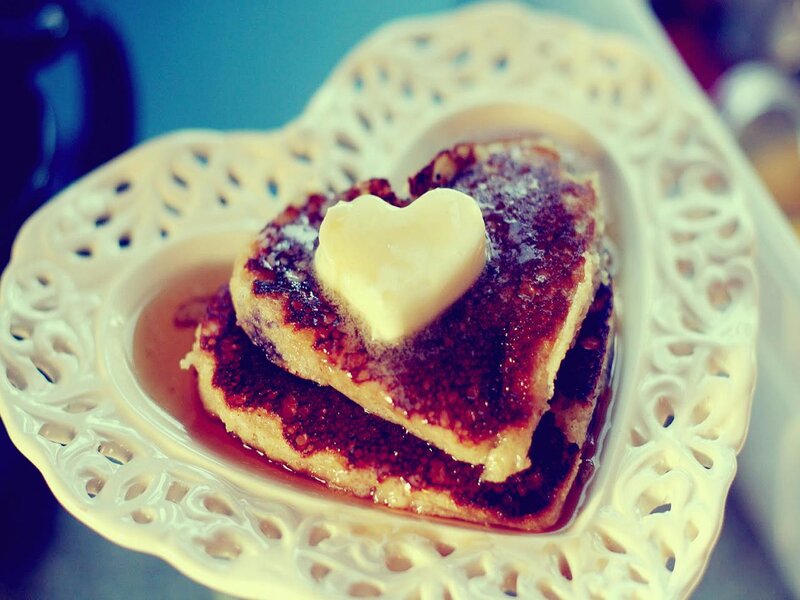 Heart-shaped Pancakes