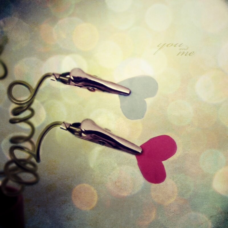 Heart-shaped Paper Clips — Pink