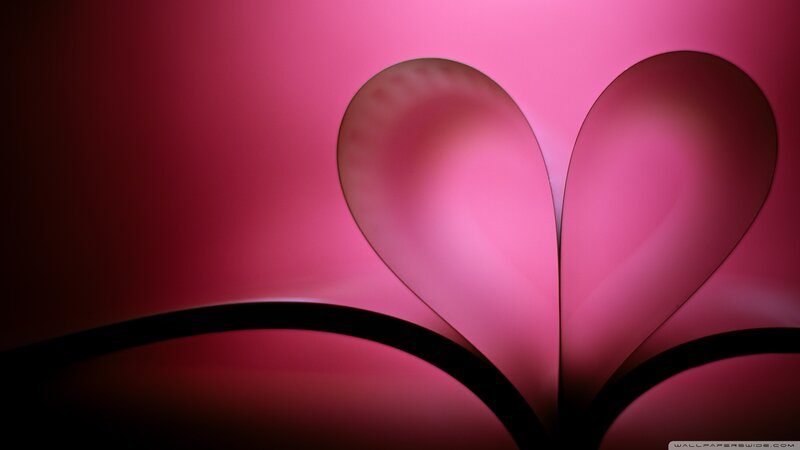 Heart-shaped Paper Cutout — Pink
