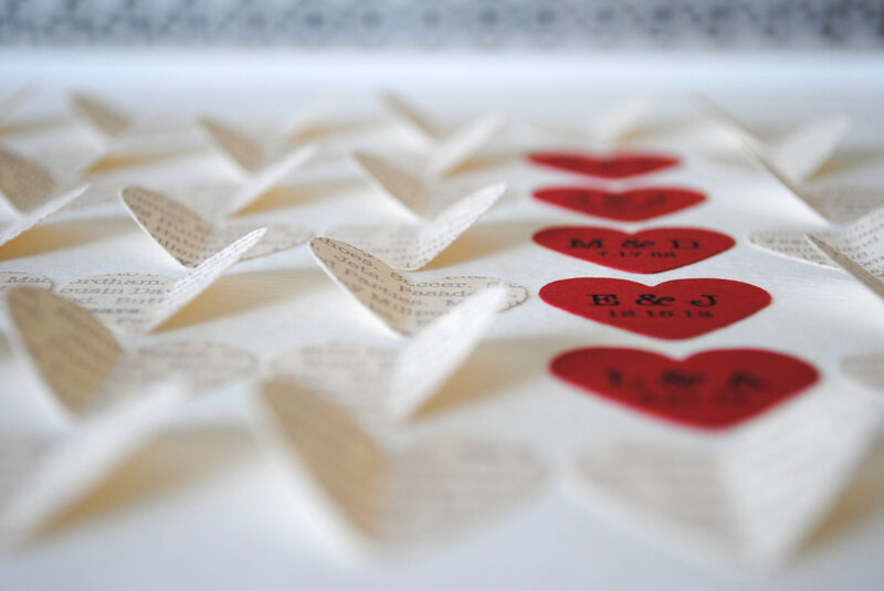 Heart-shaped Paper Cutouts