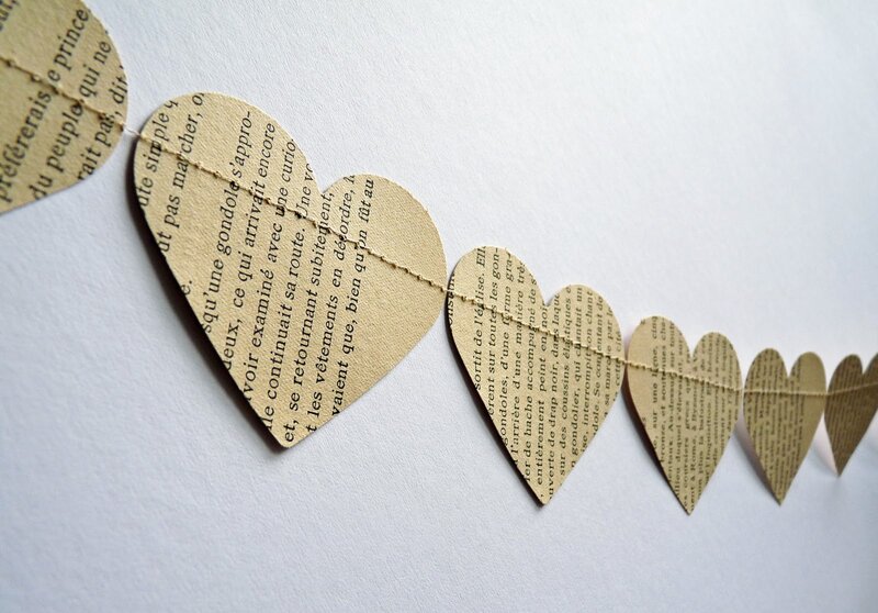 Heart-shaped Paper Garland
