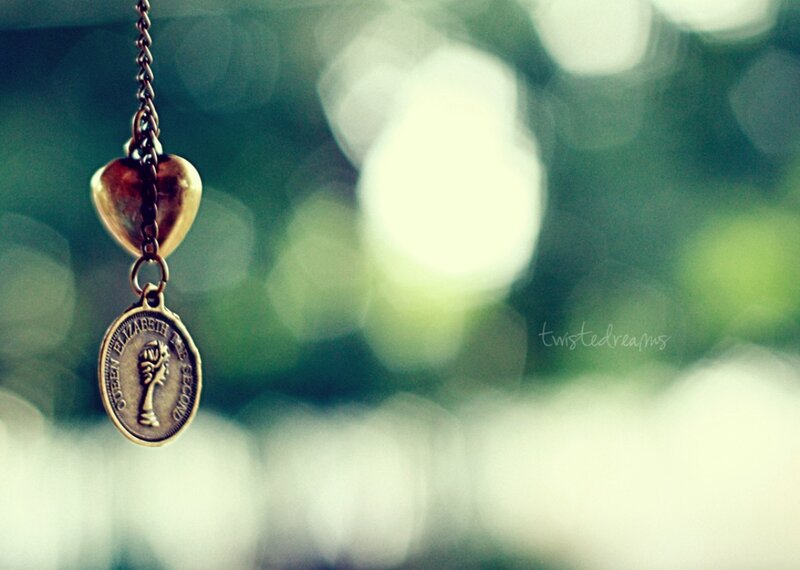 Heart-shaped Pendant — Green