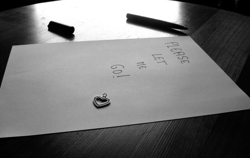 Heart-shaped Pendant on Paper