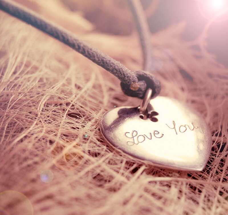 Heart-shaped Pendant — Silver, Romantic