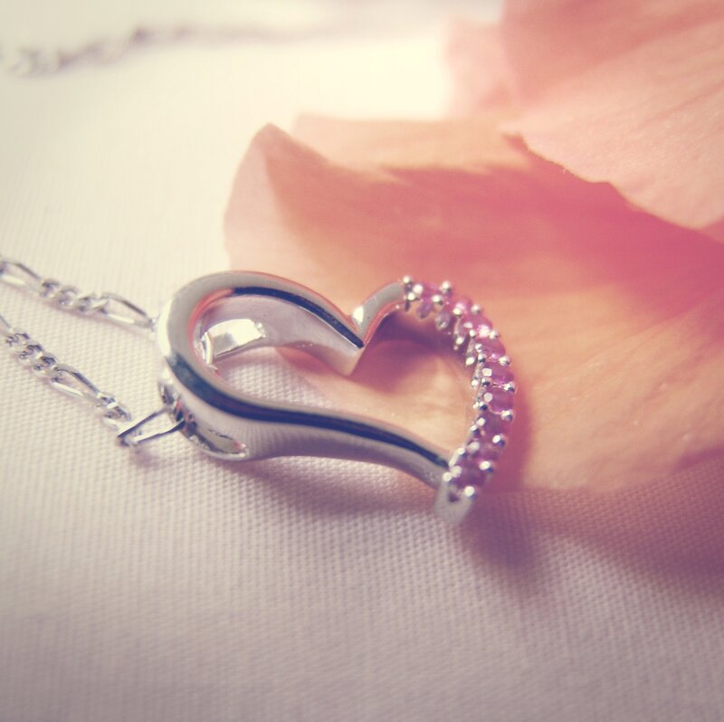 Heart-shaped Pendant — Silver, Soft