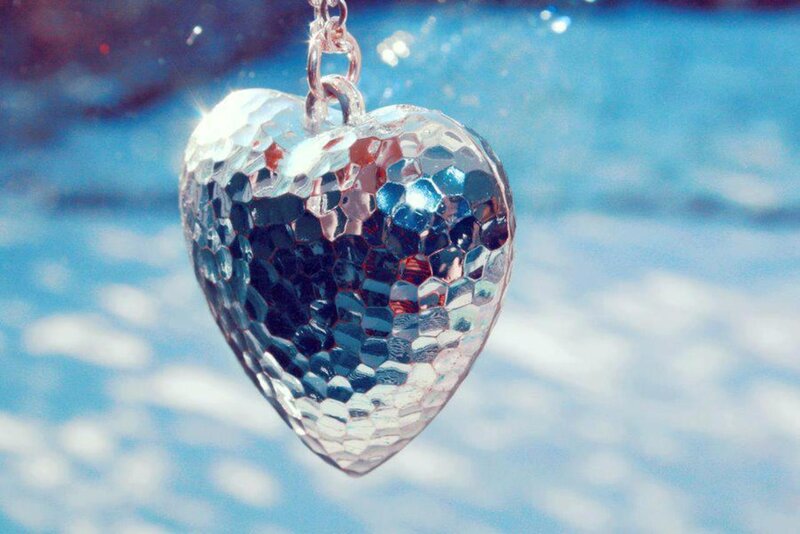 Heart-shaped Pendant — Silver