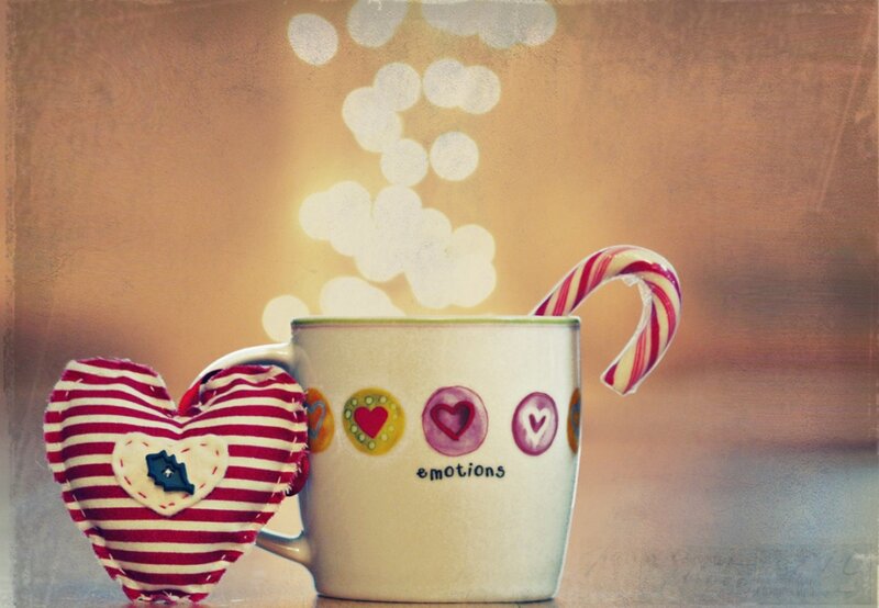 Heart-shaped Pillow and Mug