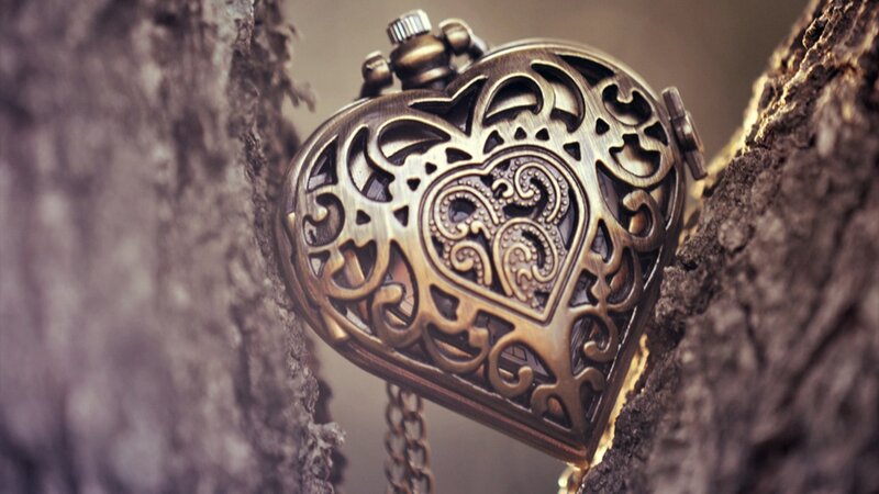 heart-shaped pocket watch