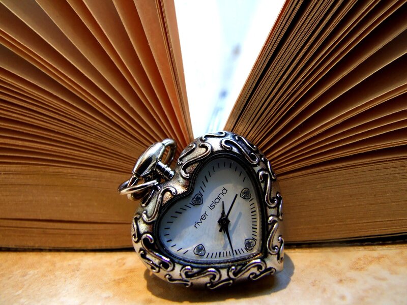 Heart-shaped Pocket Watch — Silver