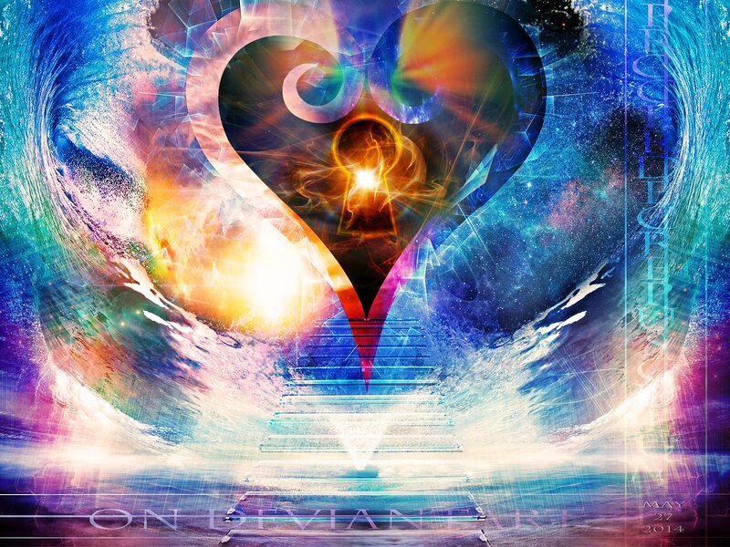 Heart-shaped Portal — Blue
