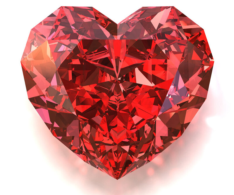 Heart-shaped Red Gem