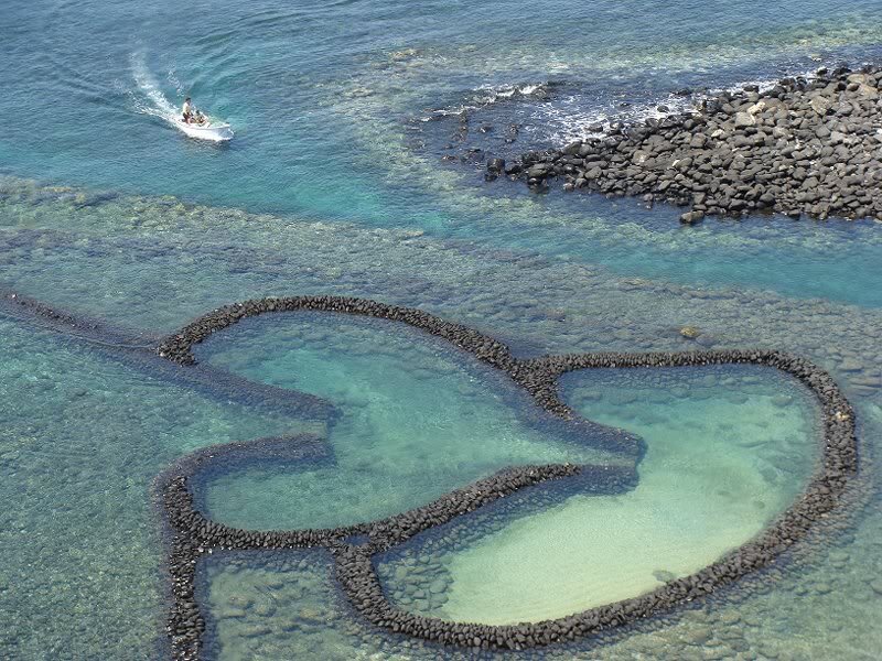 Heart-shaped Rock Barrier