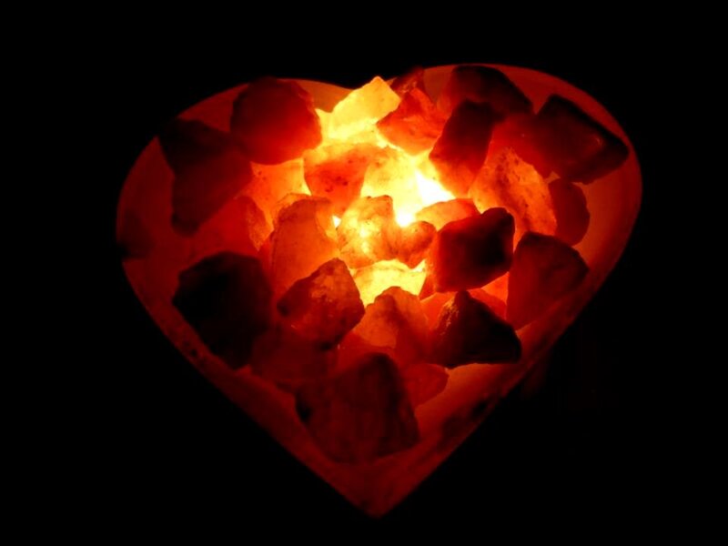 Heart-shaped Salt Lamp