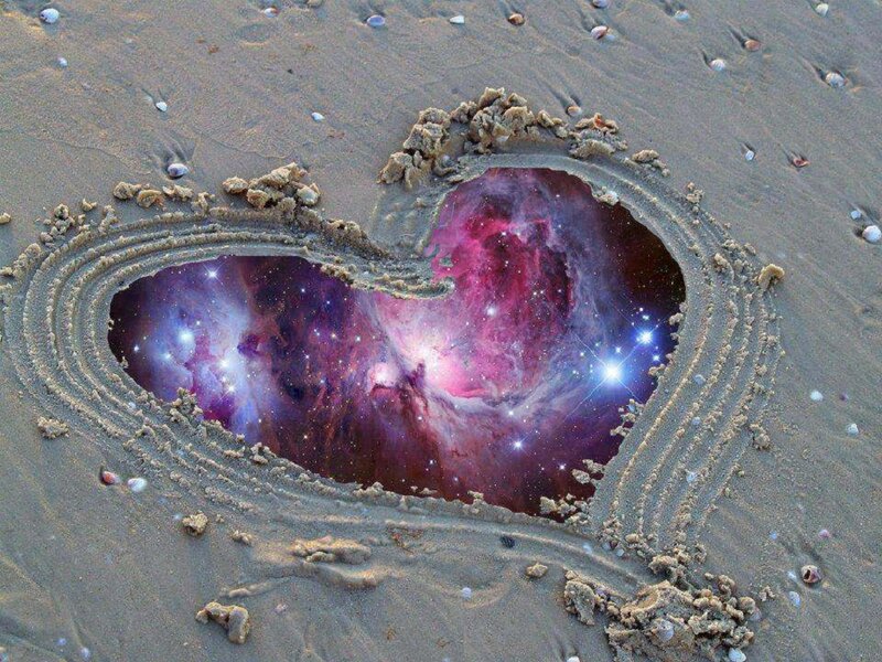 Heart-shaped Sand Carving
