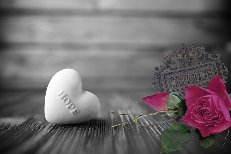 Heart-shaped Soap with Rose