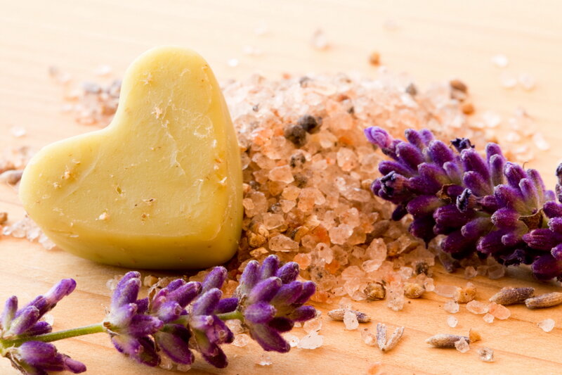 Heart-shaped Soap — Yellow