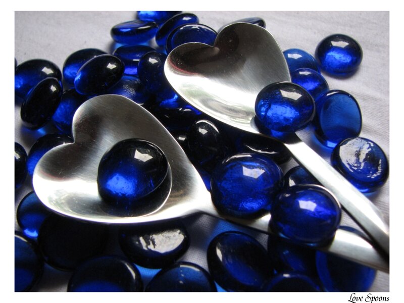 Heart-shaped Spoons and Glass Beads