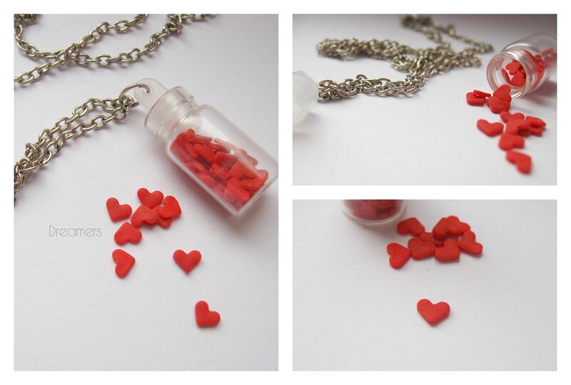 Heart-shaped Sprinkles Necklace